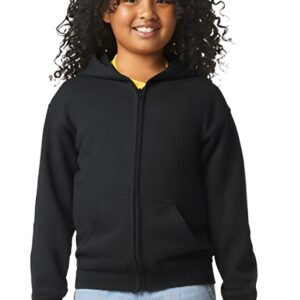 Gildan Heavy Blend Youth Full Zip Hooded Sweatshirt